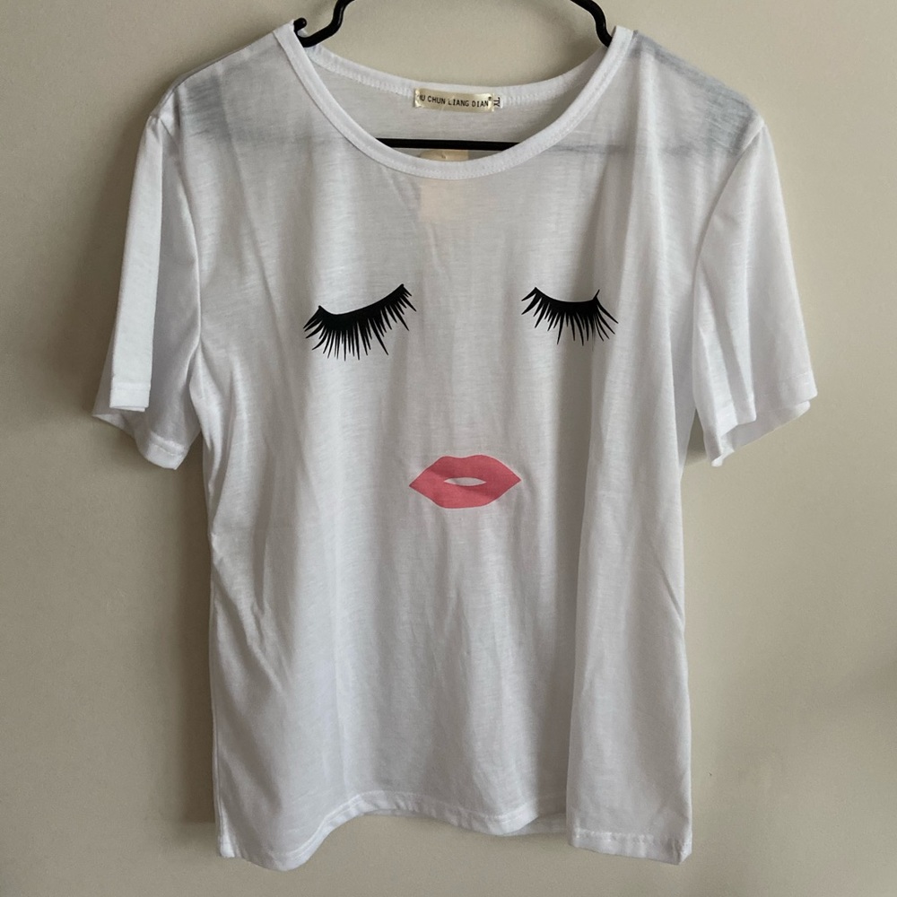 Eyelashes and Lips T-Shirt